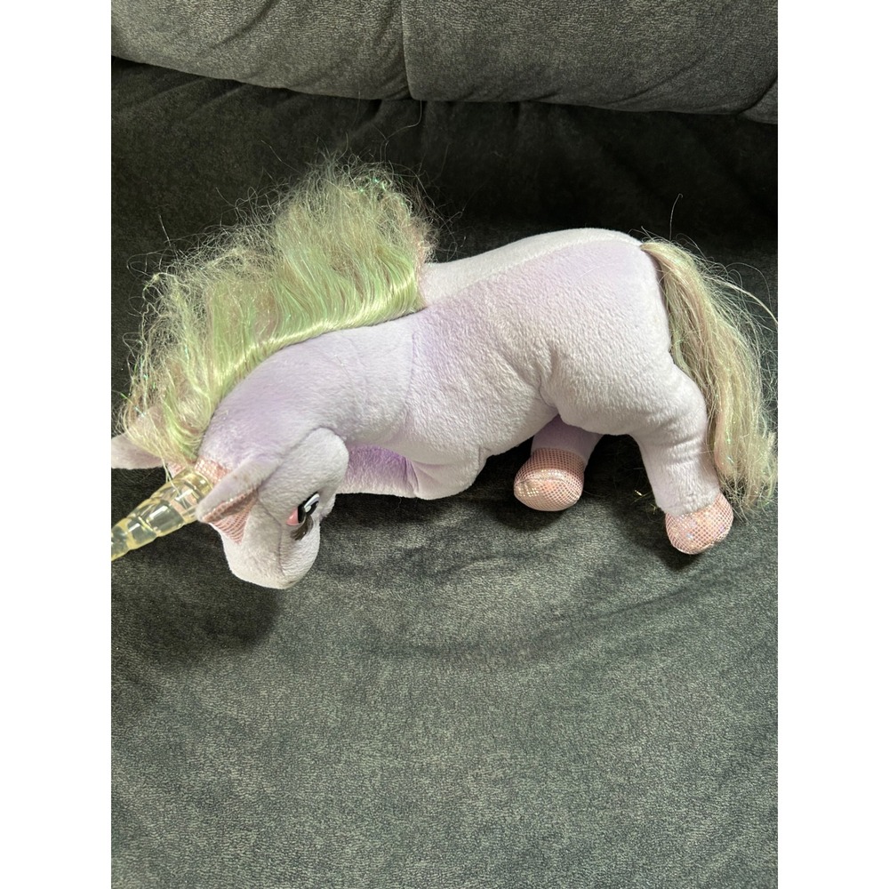 Barbie Mattel 2002 Unicorn Plush Lavender Light Up Horn Vintage B2832 Toy works - Picture 2 of 6